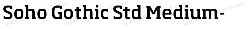 Soho Gothic Std Medium字体转换